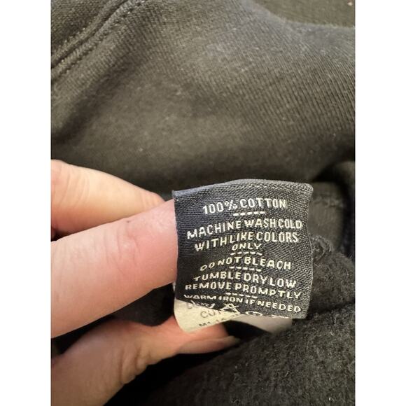 NWOT American Giant Men’s Classic Pullover Hoodie Large Heavyweight Black - Picture 7 of 7